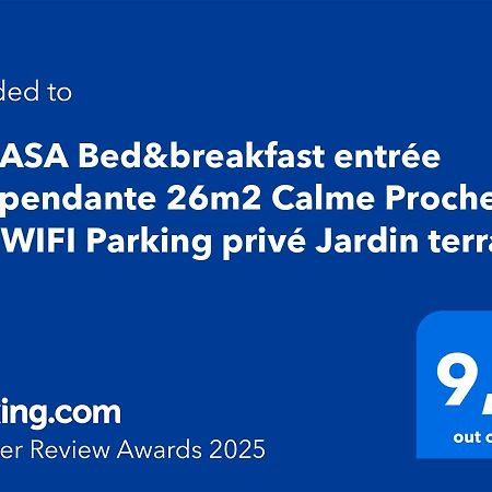 La Casa Bed&Breakfast Entree Independante 26M2 Calme Proche De Tout Wifi Parking Prive Jardin Terrasse Urrugne Exterior foto